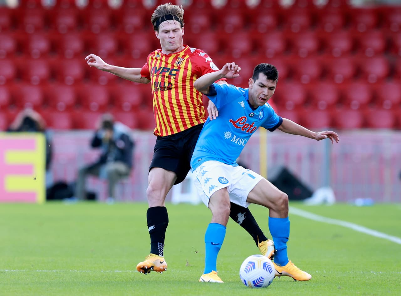 Benevento y Napoli se midieron pero los de San Paolo se llevan la victoria 2-1. Los hermanos Insigne brillaron y cada uno anotó para su equipo, pero el gol de la diferencia lo hace Andrea Petarga al minuto 67. El mexicano Hirving Lozano tuvo 58 minutos en la cancha durante la sexta jornada de la Serie A.