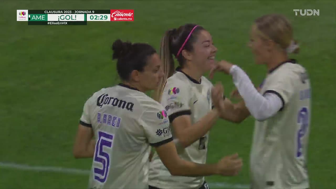 ¡Gol de América! Katty ‘Killer’ pone la ventaja con el 1-0