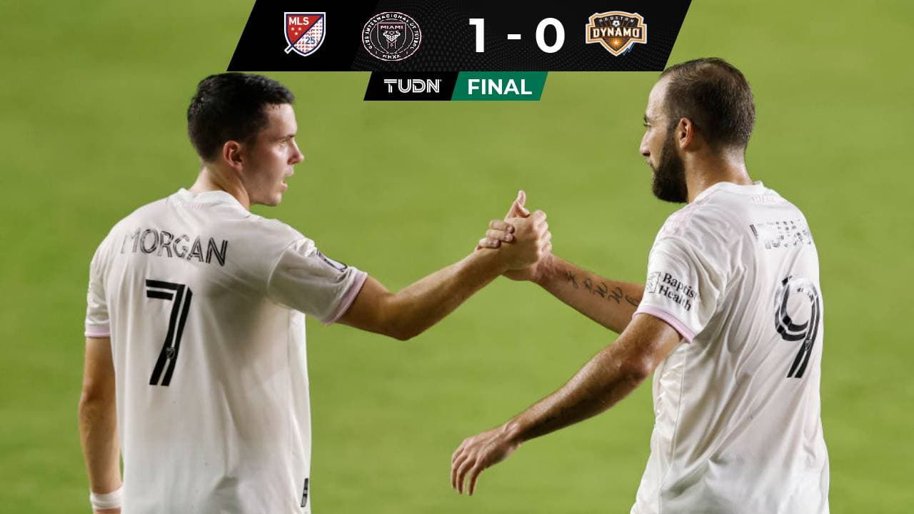 Higuaín no marcó, pero el Inter Mami venció al Houston Dynamo