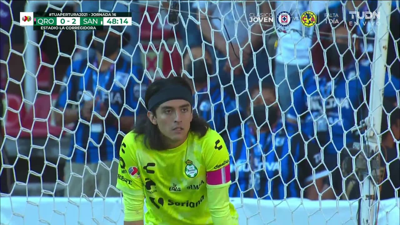 ¡TIRO ATAJADO! disparo por Bryan Olivera.