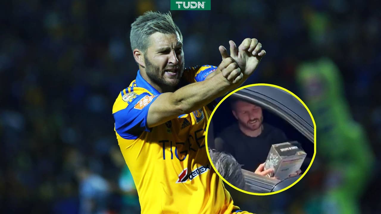Gignac recibe regalazo de Día de Reyes de manos de un niño