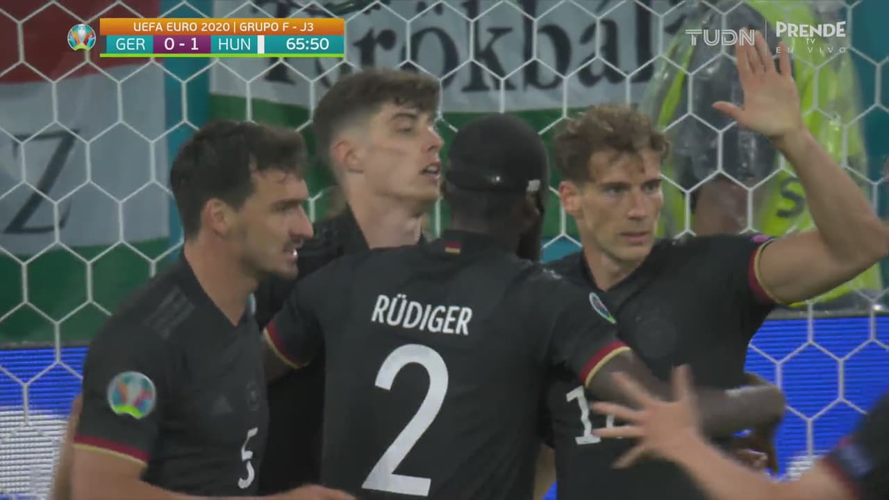 ¡Gulácsi se fue de vacaciones! Havertz empata 1-1 ante Hungría