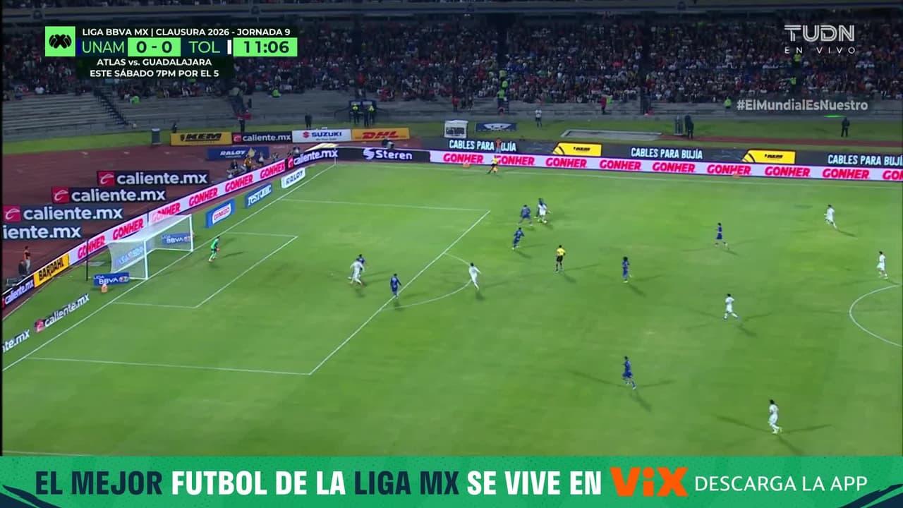 ¡Paulinho revienta el poste y se salvan los Pumas!