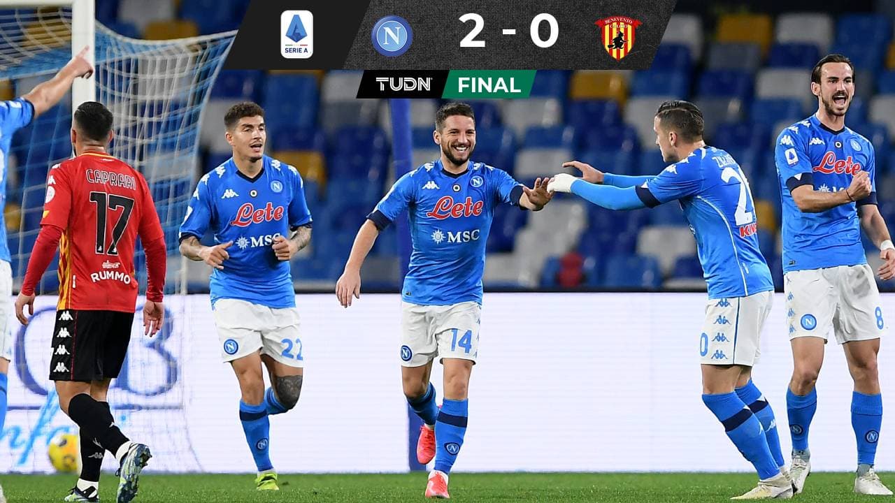 Sin Chucky Lozano, Napoli gana y acaricia puestos europeos