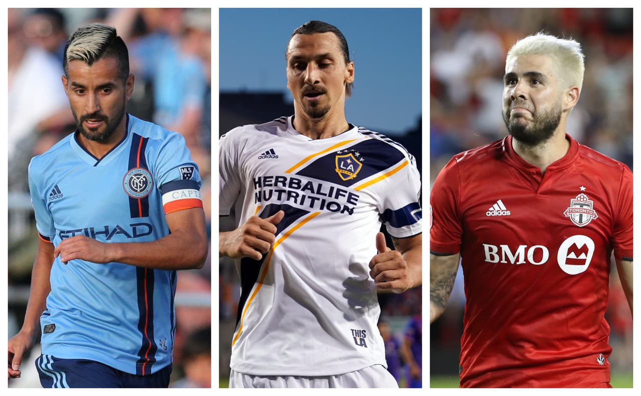 Maxi Moralez, Zlatan Ibrahimovic y Alejandro Pozuelo.