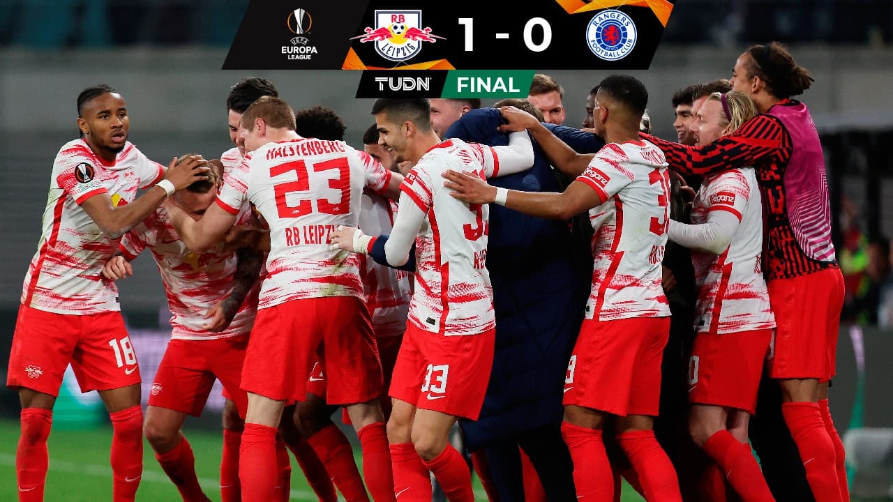 Leipzig derrota a Rangers con golazo pero la eliminatoria está abierta