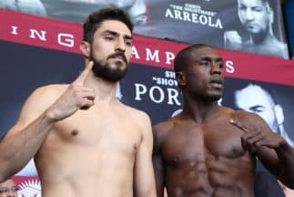 Josesito López y Andre Berto en peso