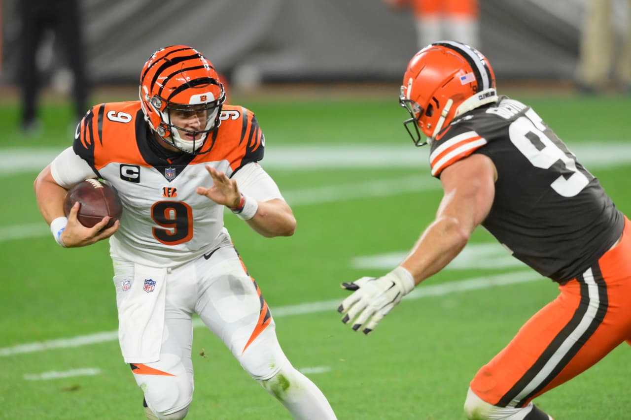 Los Cincinnati Bengals se quedan cortos y caen 30 - 35 frente a los Cleveland Browns.