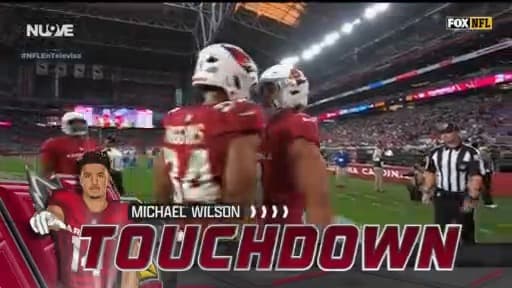 ¡Arizona se acuerda de anotar! Touchdown con Michael Wilson