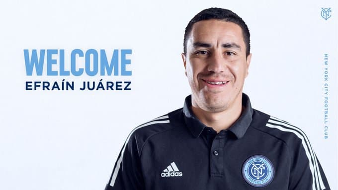 Efraín Juárez se une al cuerpo técnico de New York City FC