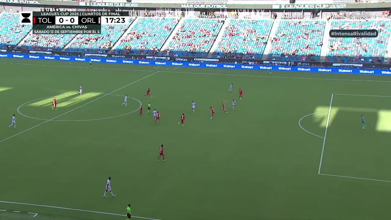 ¡Gol anulado! Ojeda había adelantado al Orlando pero estaba adelantado