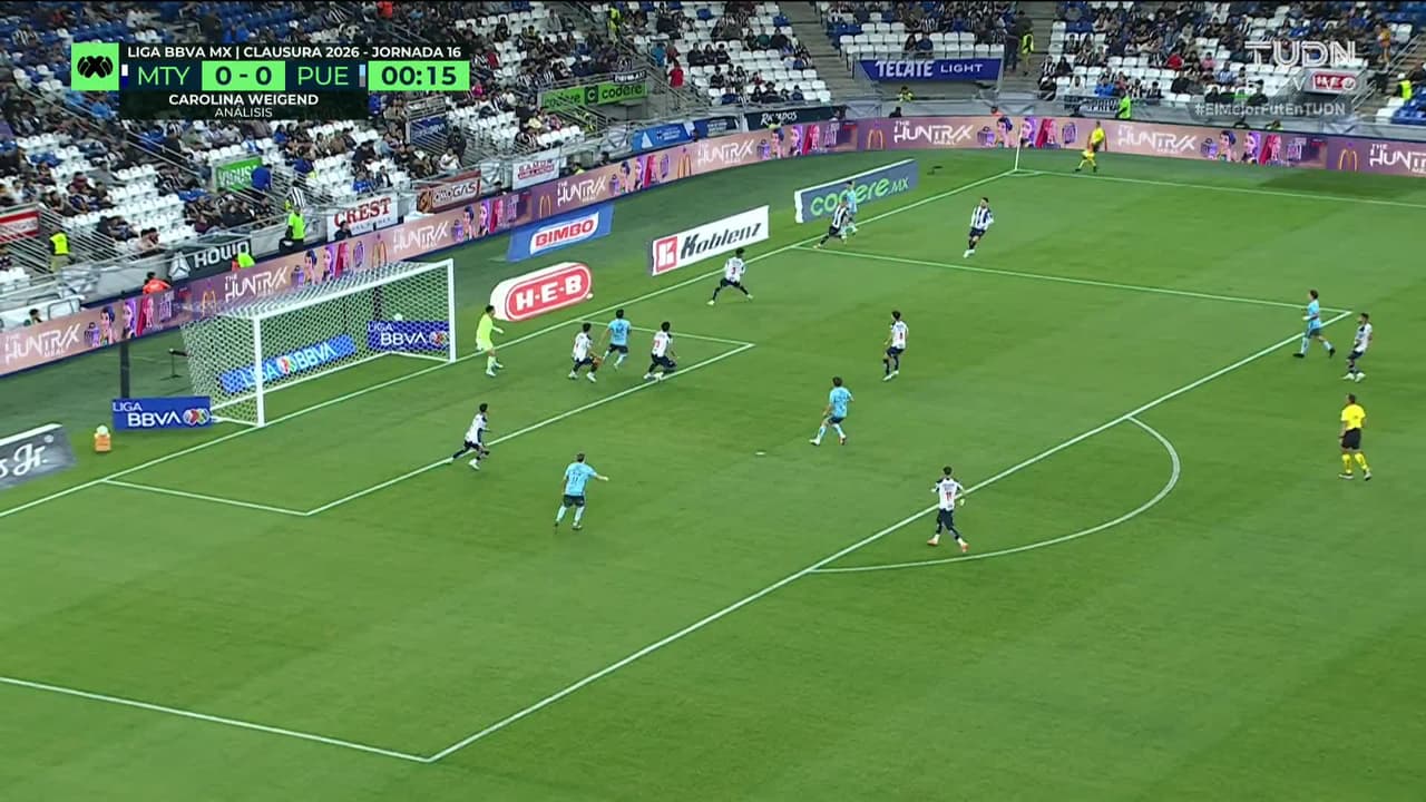 Arranca el partido y la pelota está en juego.