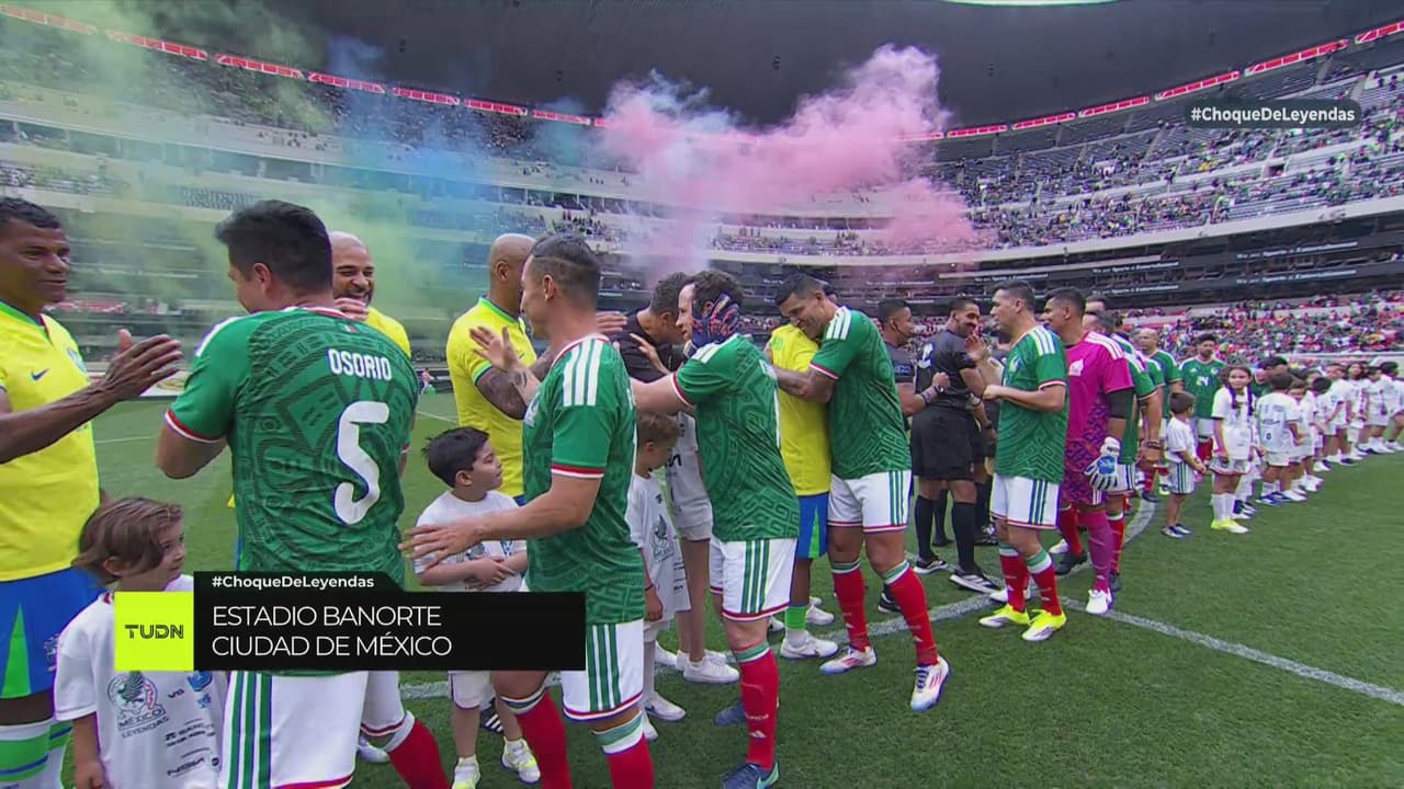 México vs. Brasil ¡EN VIVO! Partido de Leyendas en el Estadio Banorte