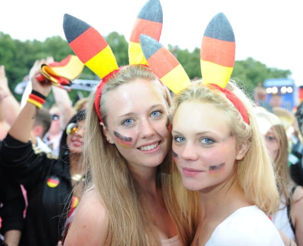 Te presentamos las mejores imágenes con las guapas aficionadas alemanas que podremos disfrutar durante la Copa del Mundo Rusia 2018