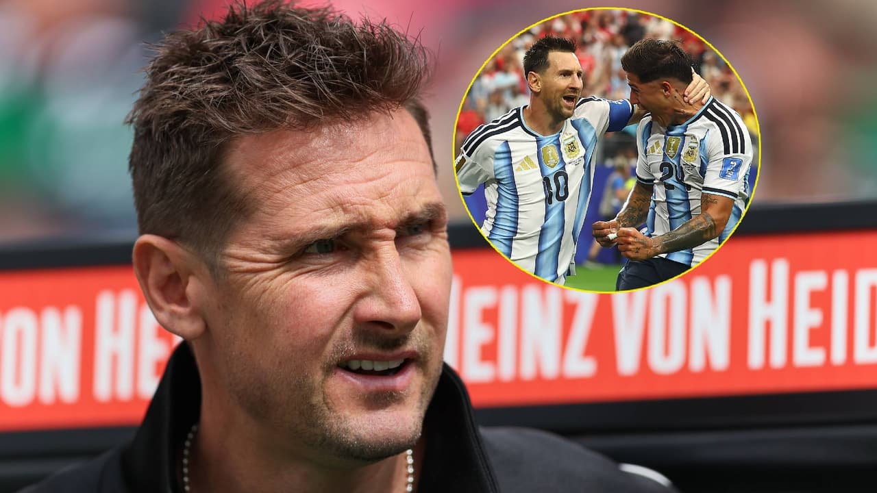 Klose reacciona al nuevo récord goleador de Messi en los Mundiales