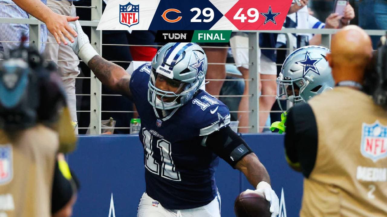 Los Cowboys vencieron a los Bears gracias a su ofensiva
