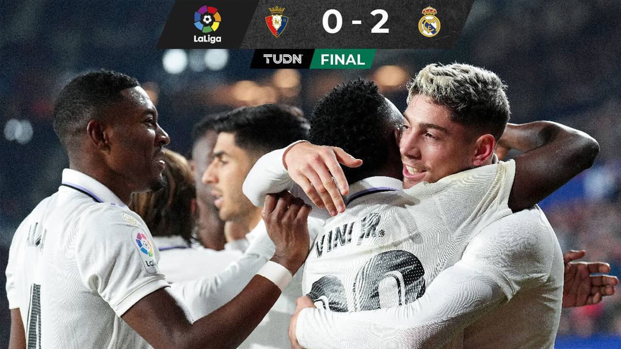 ¡Y sigue el Liverpool! Real Madrid vence al Osasuna y está listo para Champions