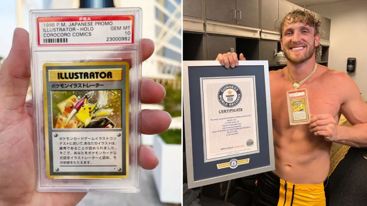 Logan Paul entró a WrestleMania con carta de Pokémon de 5 millones de dólares