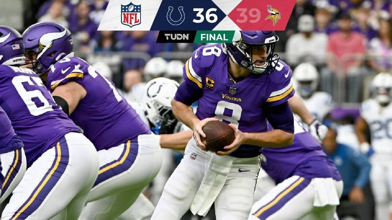 Vikings logran la remontada más grande en la historia de la NFL