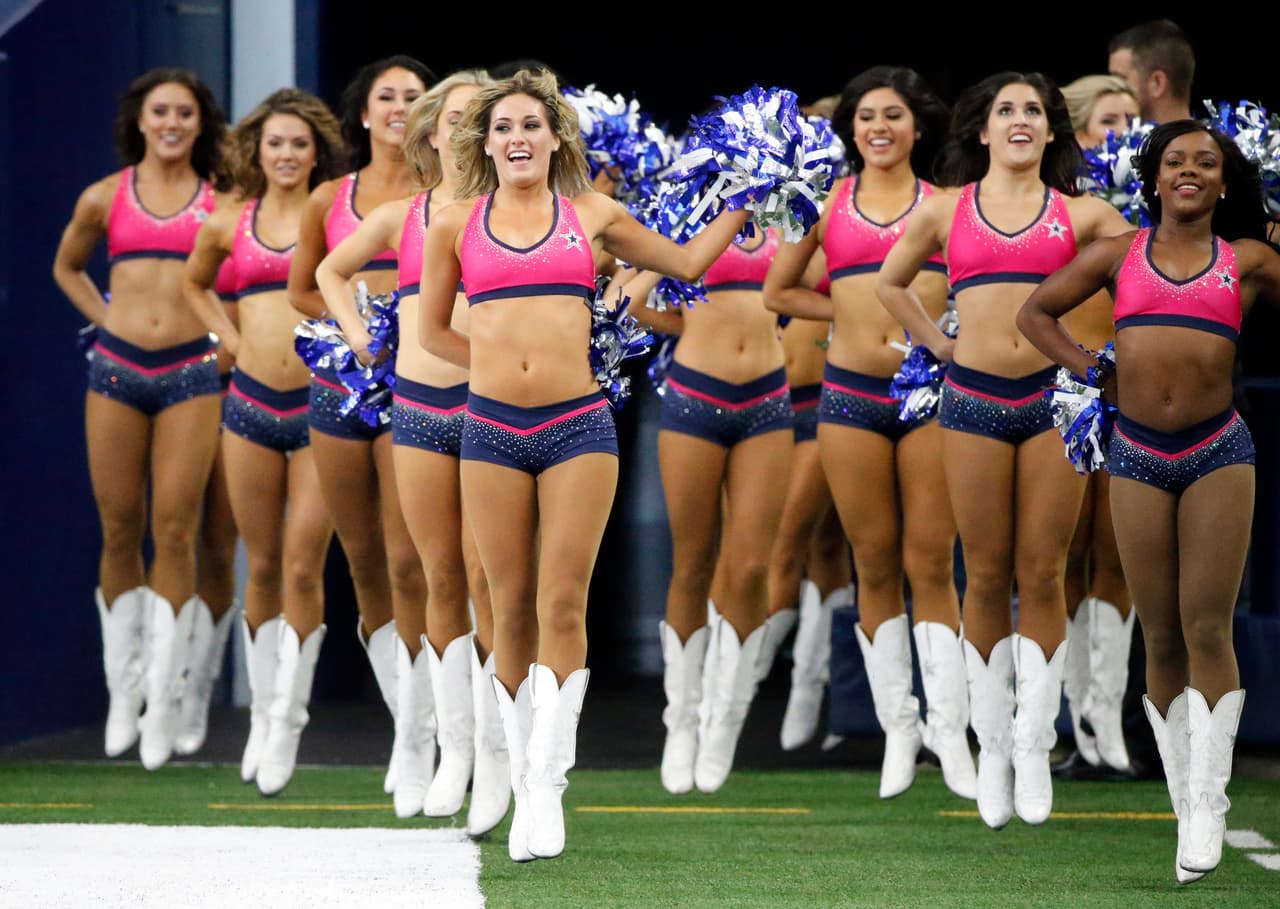 Las animadoras de los Vaqueros son las consentidas de la afición, pero las de Broncos, Patriots y Dolphins no se quedan atrás, ¿tú qué opinas?