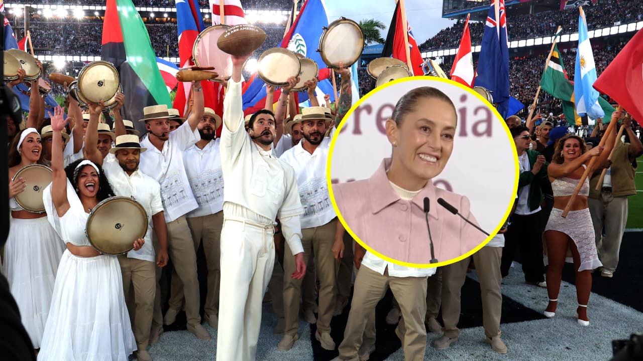 Sheinbaum califica de "interesante" el show de Bad Bunny en el Super Bowl LX