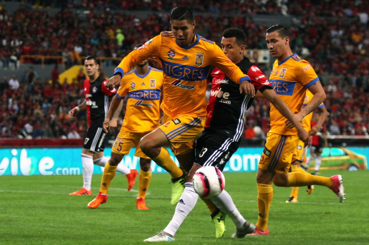 Atlas y Tigres empataron a un gol en partido pendiente de la Jornada 8.