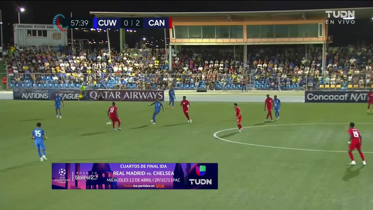 ¡TIRO ATAJADO! disparo por Cyle Larin.