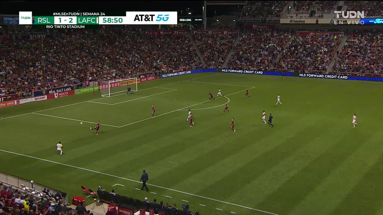 ¡GOL!  anota para LAFC. Cristian Arango