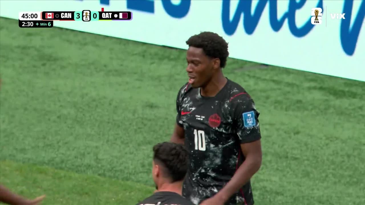 ¡Doblete de David! Tercer gol de Canadá y ya huele a goleada
