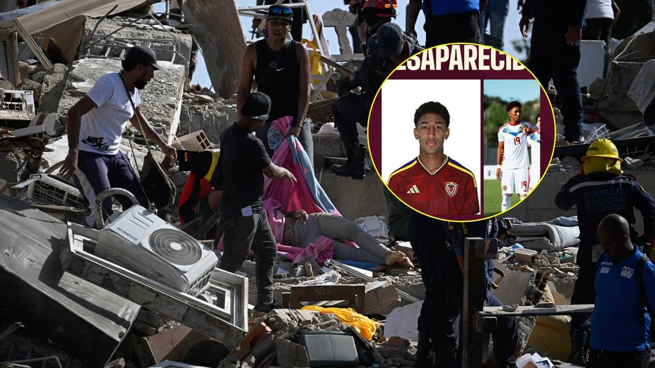 Federación de Venezuela pide ayuda para localizar a 5 futbolistas desaparecidos tras terremotos