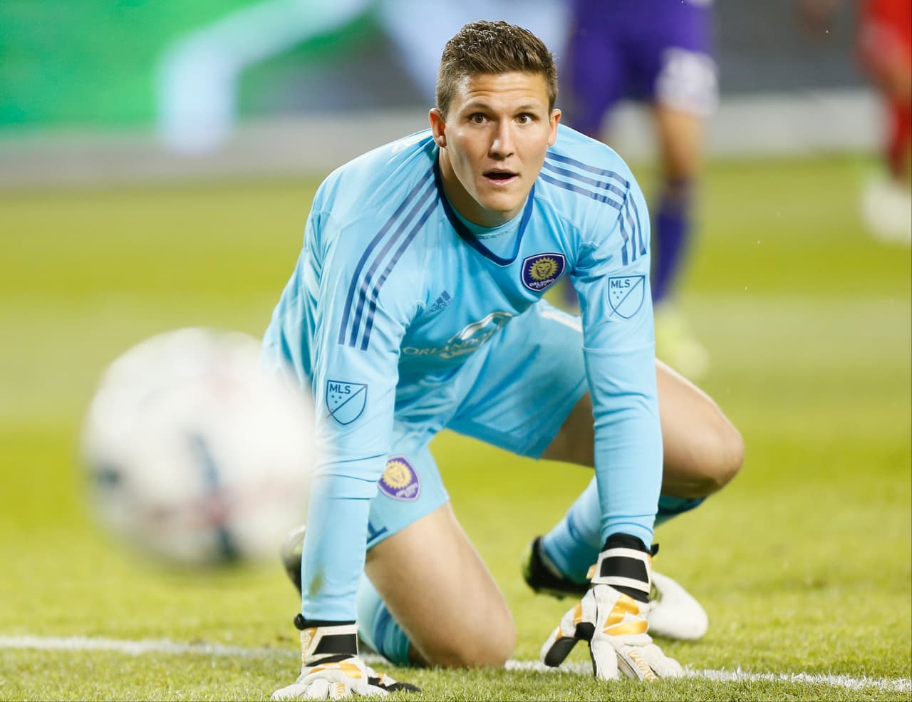 Joe Bendik está teniendo una temporada sobresaliente en la defensa de la portería de Orlando City SC. Este fin de semana fue un baluarte para 'los Leones', que consiguieron un empate con 9 hombres ante Chicago Fire. (USA Today Images)