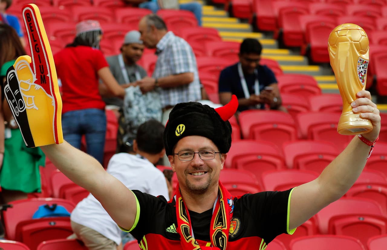 La alegría, el colorido y toda la fiesta de los fanáticos hacen parte del duelo de cuartos de final entre Brasil y Bélgica en Kazán, para conocer el segundo semifinalista del Mundial de Rusia 2018.