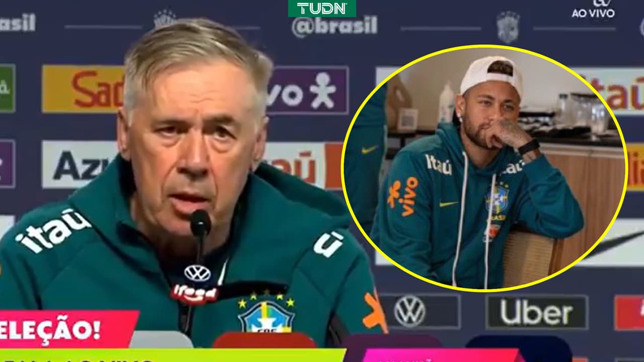 Ancelotti rompe el silencio sobre la lesión de Neymar a días del Mundial