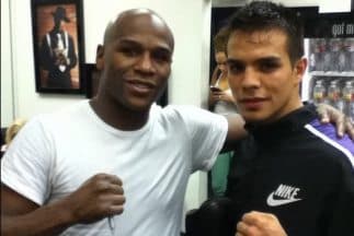 Floyd Mayweather Jr. tendrá sparring mexicano (Foto: Twitter Zepeda).