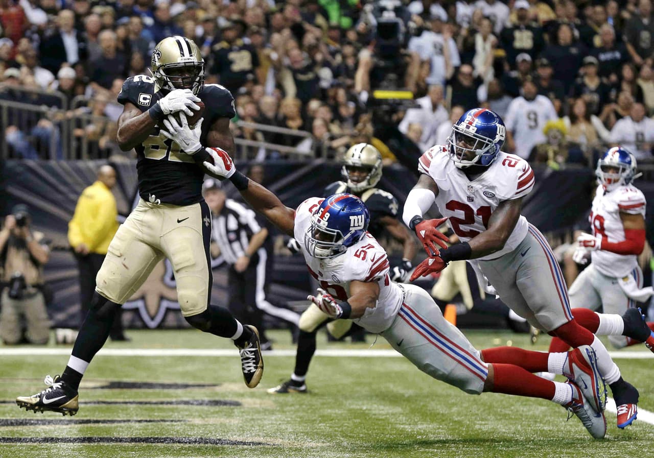 10. BENJAMIN WATSON - El veterano de 12 temporadas en la NFL tuvo el partido de su vida. Atrapó 9 pases de Drew Brees para 147 yardas con un touchdown. En un partido superó las yardas que consiguió en 2014.