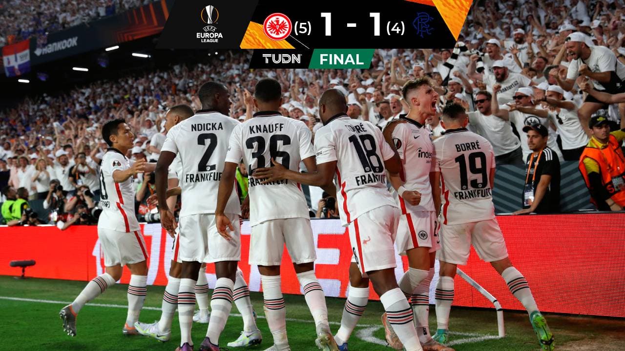 ¡Épico! Frankfurt se corona campeón de Europa League tras 42 años