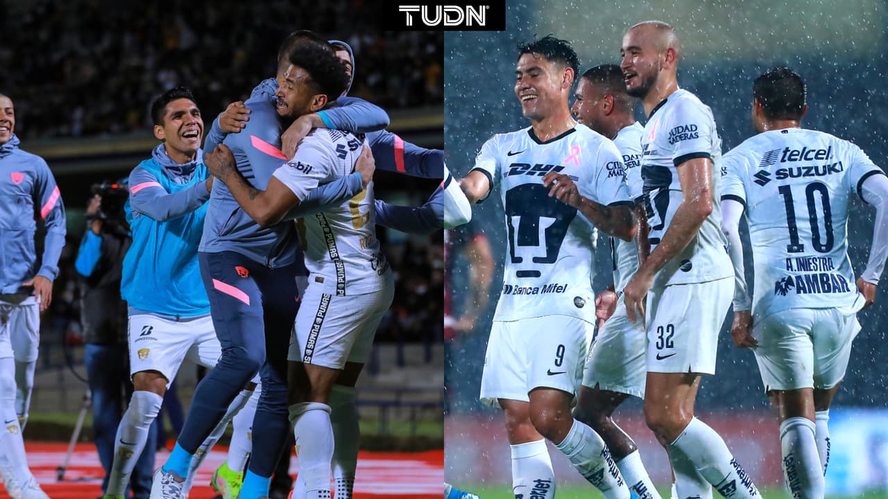¿Cuándo fue la última vez que Pumas anotó cinco goles?