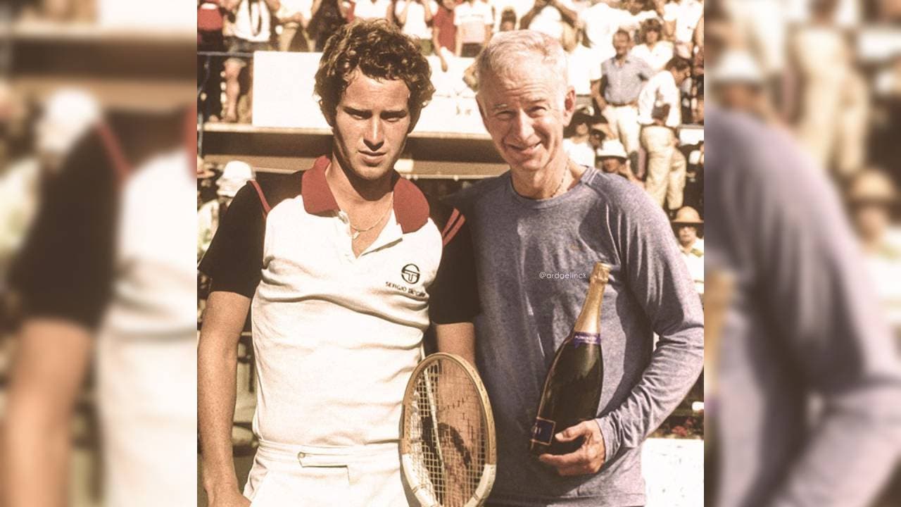 John McEnroe | Ard Gelinck realizó un asombroso trabajo para ‘juntar’ el pasado con el ‘presente’ de estos grandes atletas.