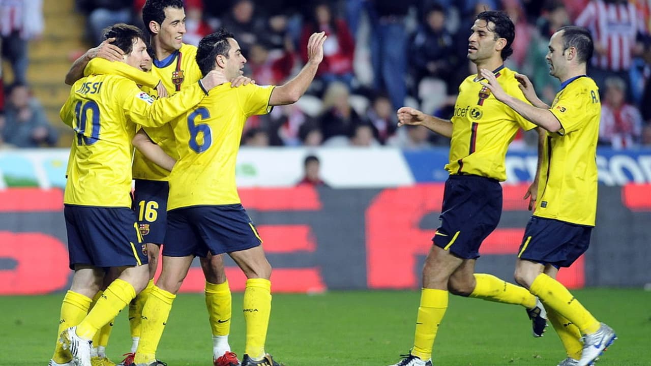 Messi, Márquez, Xavi, Iniesta y Ronaldinho, juntos otra vez