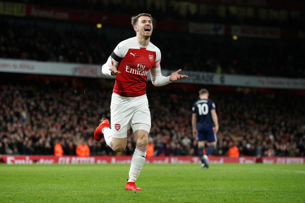 El galés Aaron Ramsey apareció a tiempo, en el minuto 79' para darle tranquilidad al Arsenal con el 3-1 en el marcador.