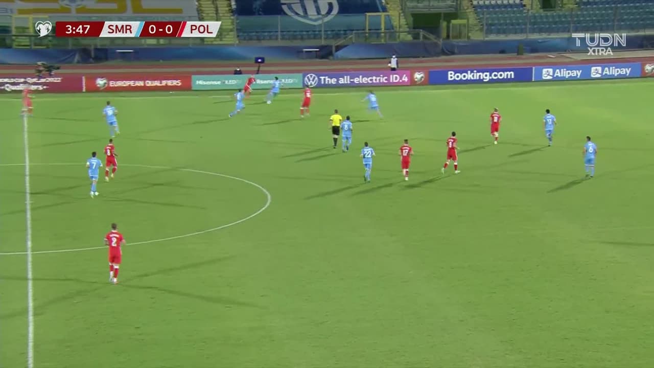 Apareció el de siempre... Lewandowski hizo el 0-1 de Polonia