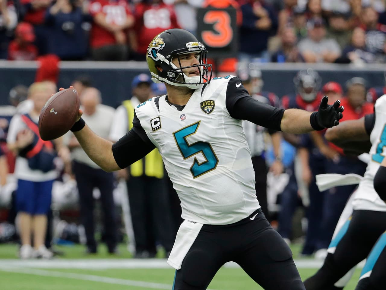Los Houston Texans vencieron 30-6 a Jacksonville Jaguars para coronarse en la División Sur de la Conferencia Americana.