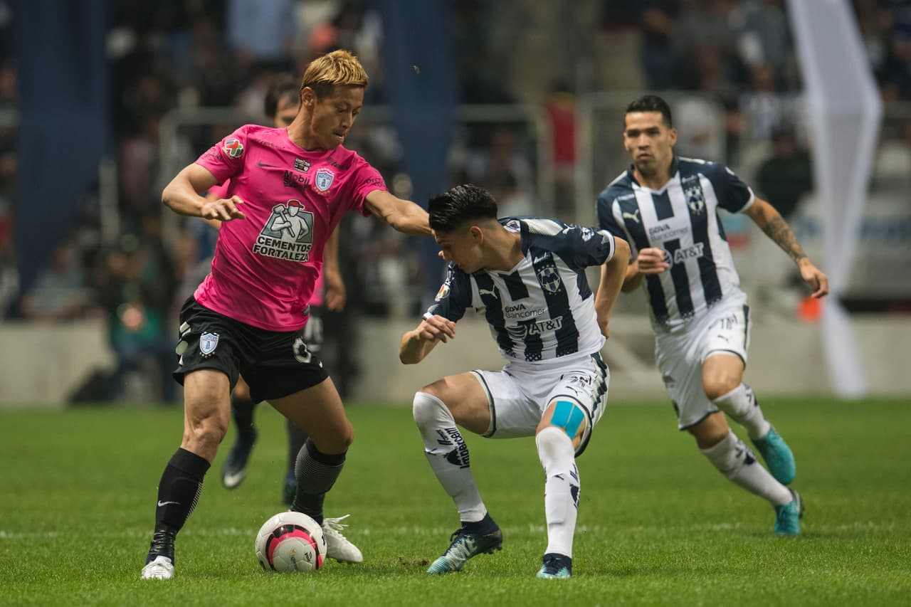 El japonés Keisuke Honda, después de un Mundial de Clubes sin mucho brillo, fue el encargado en el Pachuca de liderar la ofensiva.