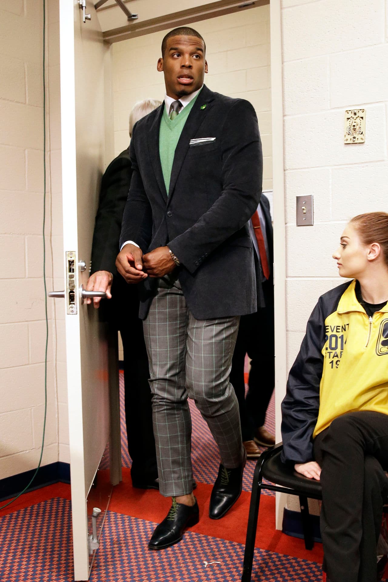 Cam Newton, quarterback de los Carolina Panthers.