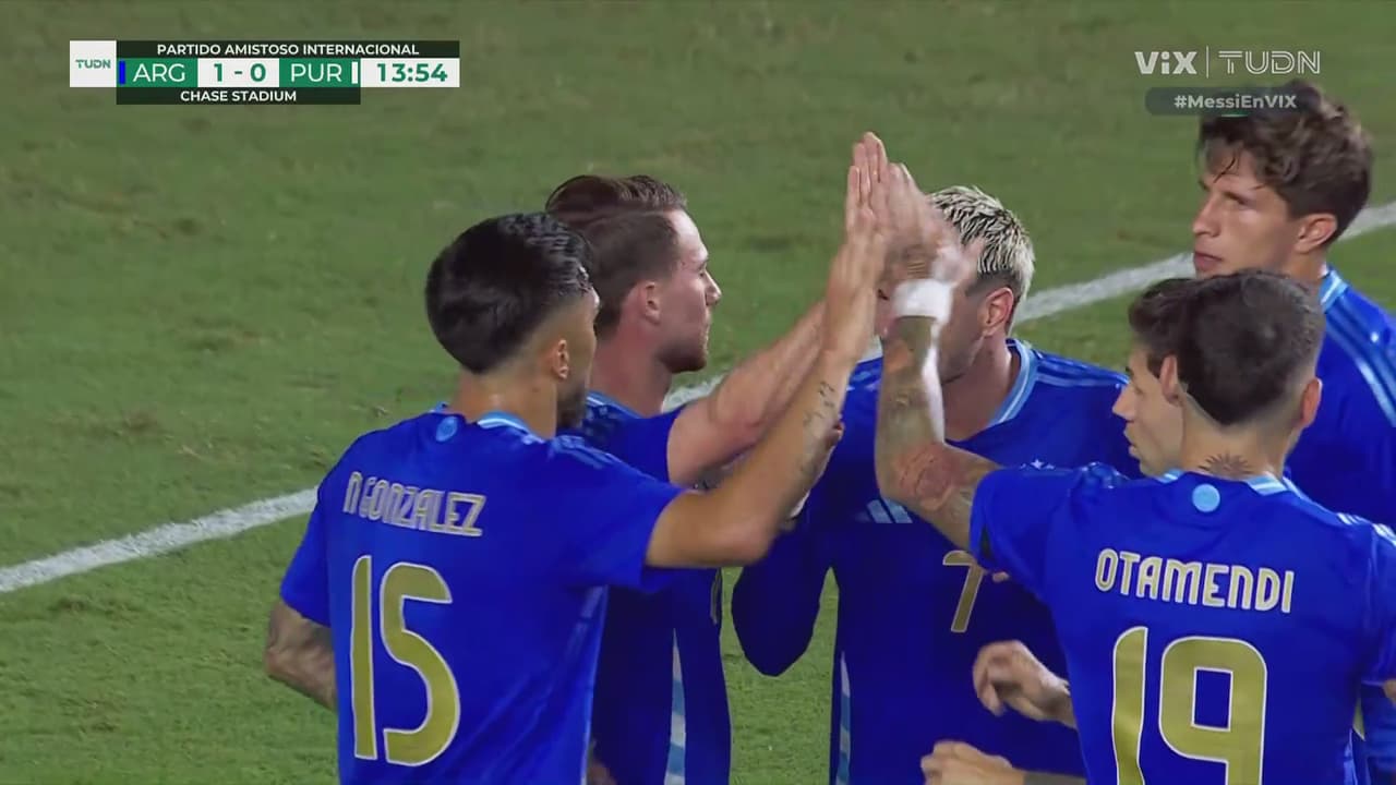 ¡Gol de Argentina! Mac Allister se encuentra el balón y fusila al arquero