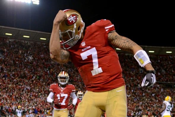 3.- Colin Kaepernick, San Francisco 49ers.