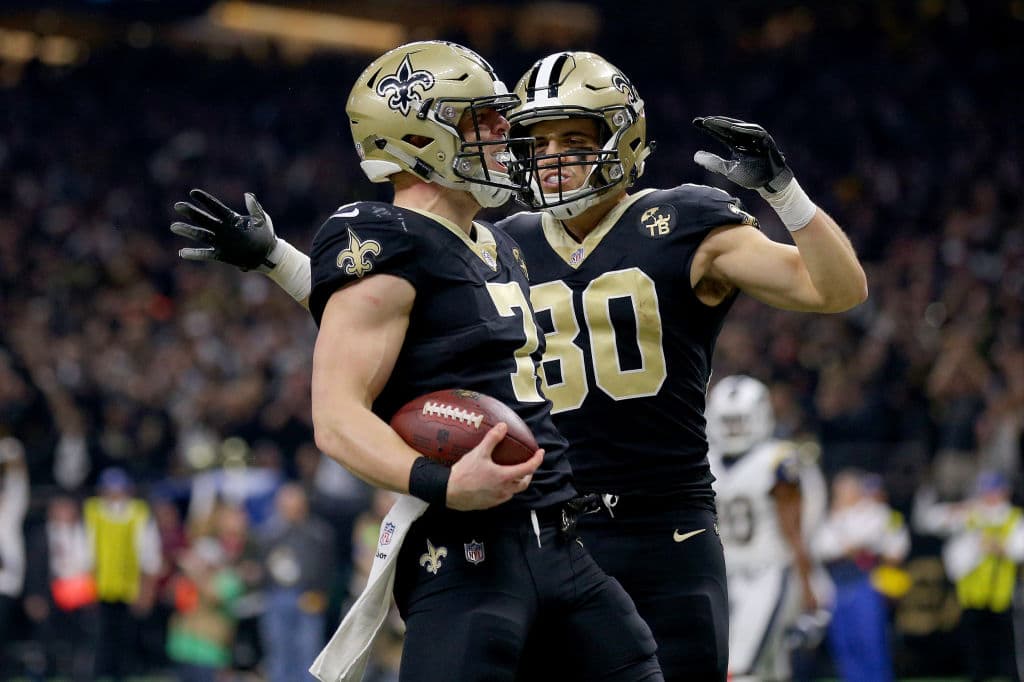 Taysom Hill, originalmente un quarterback, ahora tiene un TD por carrera y otro por recepción pero no ha lanzado uno solo en esta campaña.