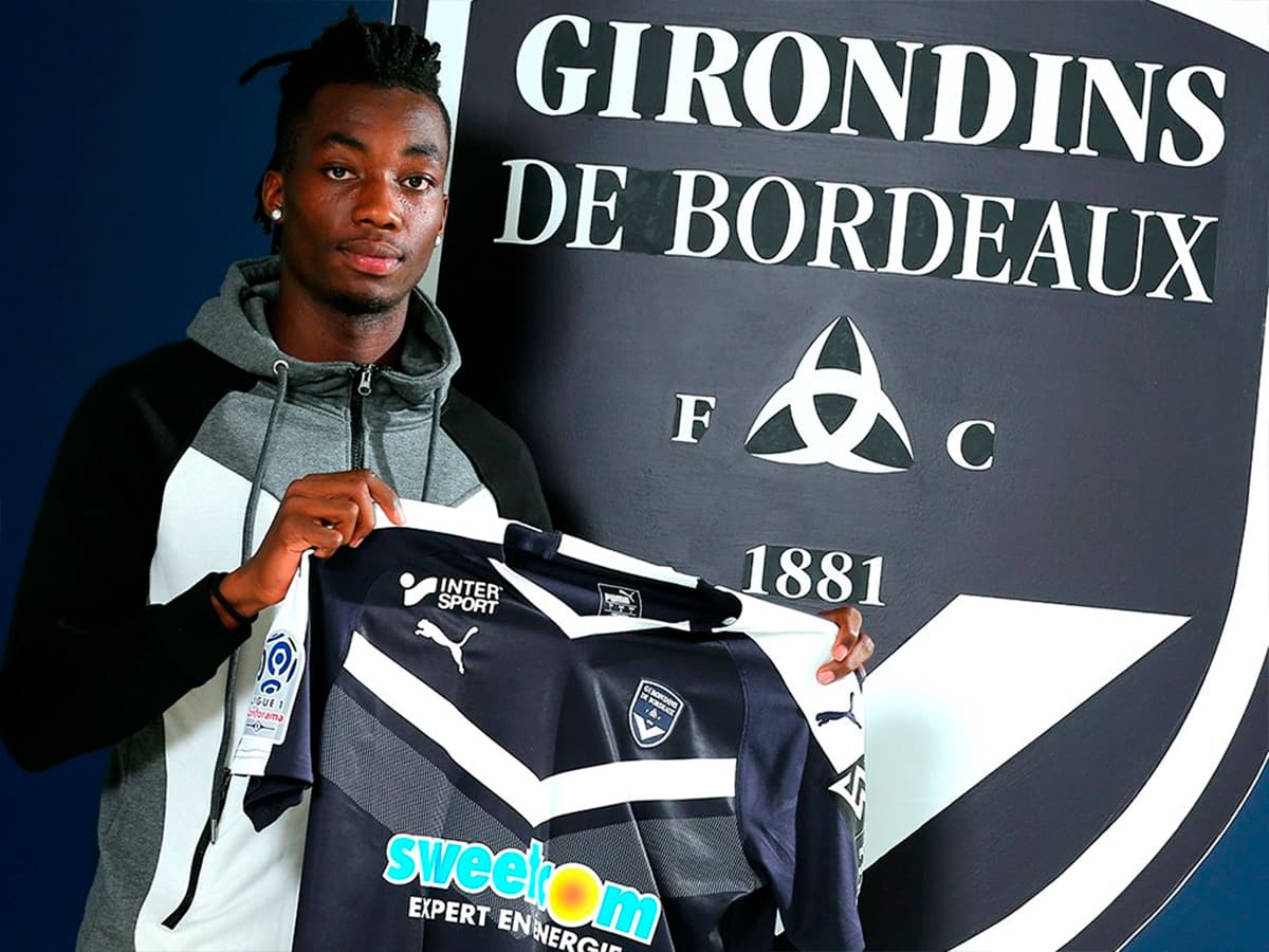 El Burdeos francés también anunció la llegada del delantero marfileño de 20 años Yann Karamoh, cedido por el Inter de Milán.