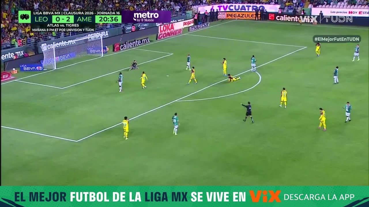 ¡Partidazo! ¡Cota hace la atajada de la jornada y en la contra América se queda cerca del tercero!