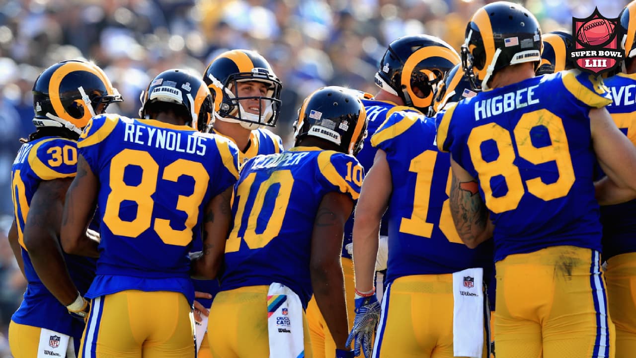 Los Rams usarán su uniforme clásico en el Super Bowl LIII contra los Patriots.